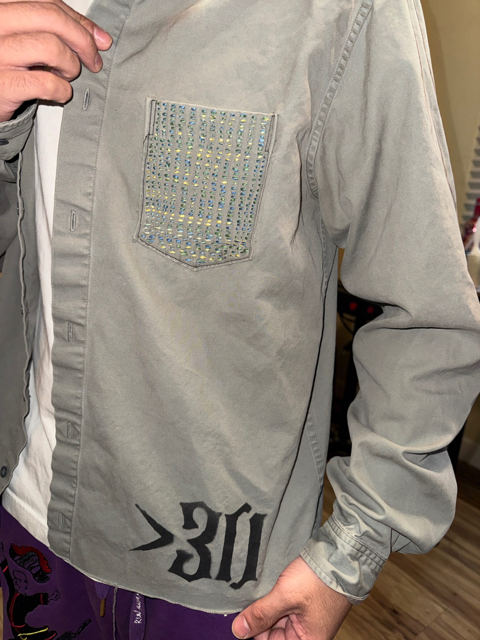 Handsewn Boro Pocket