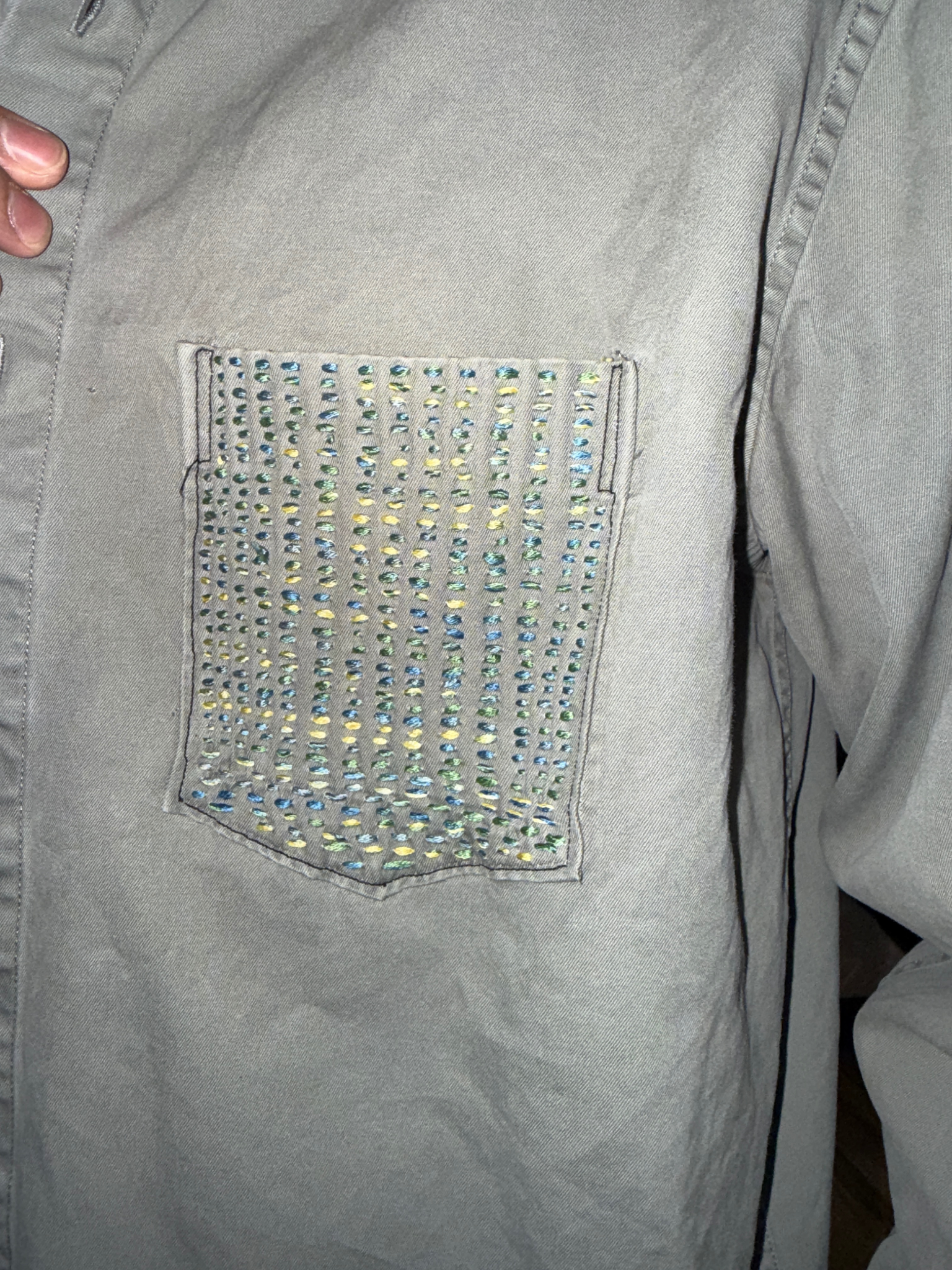 Handsewn Boro Pocket